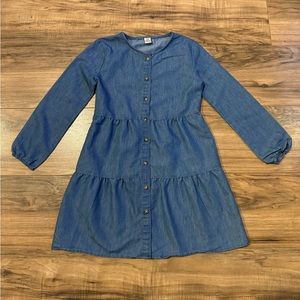Sweet Butterfly Denim Dress